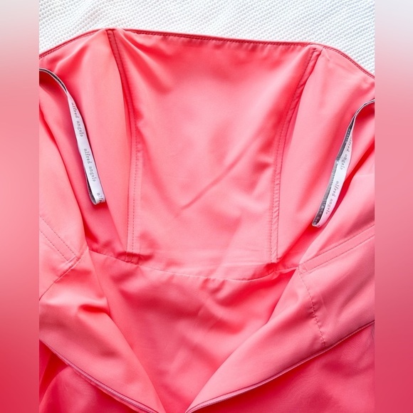 Alfred Angelo - Pink Coral Strapless Special Occasion Dress - Size 9 - Picture 12 of 15